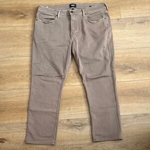 PAIGE Men's Slim Fit Brown Jeans